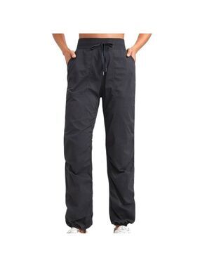 CRZ Yoga Jogger Hi Rise Pants Black M Pull on Rushed Training Quick Dry Sports